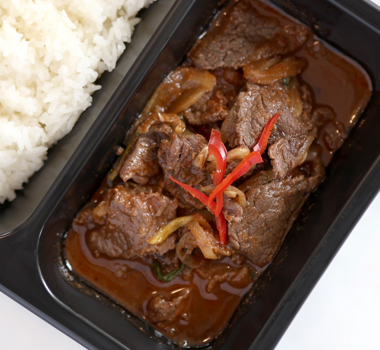 Boeuf Basilic et piments