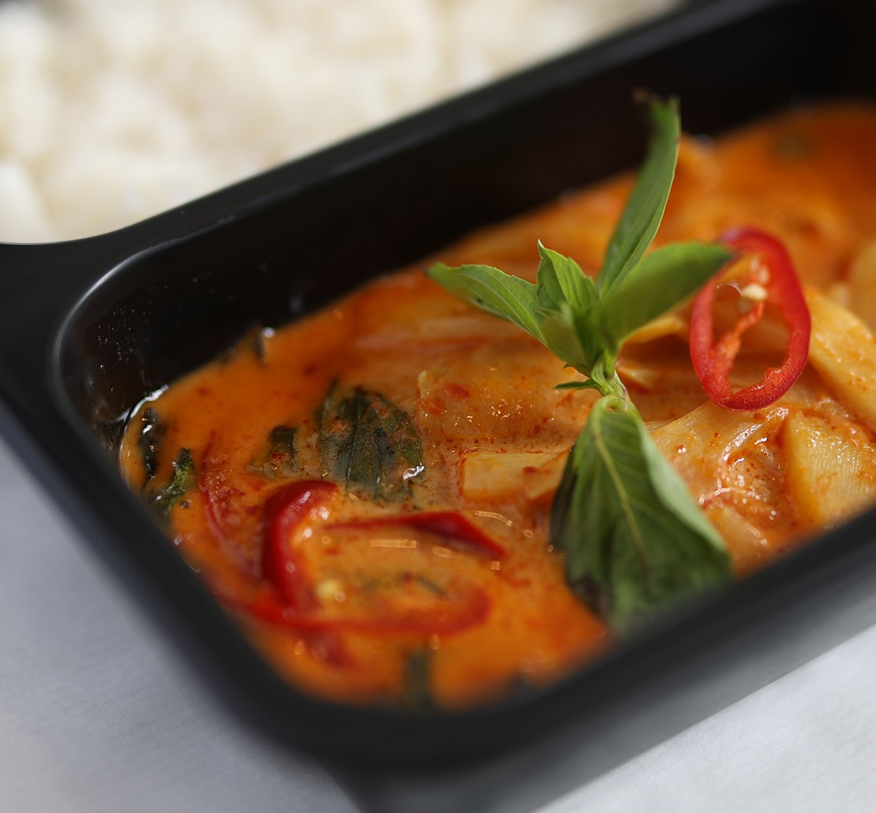 Poulet Curry rouge
